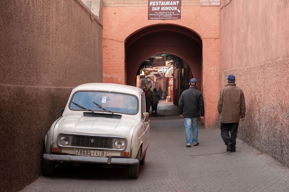 Marrakech medina and rooftops